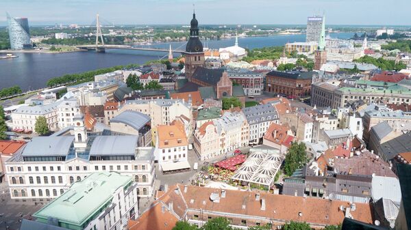Вид на столицу Латвии, город Ригу