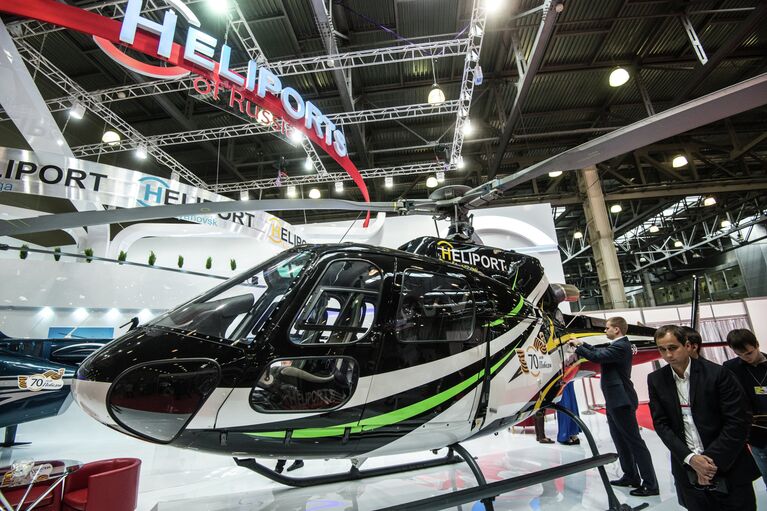 Вертолет BELL-407 GX на HeliRussia 2015