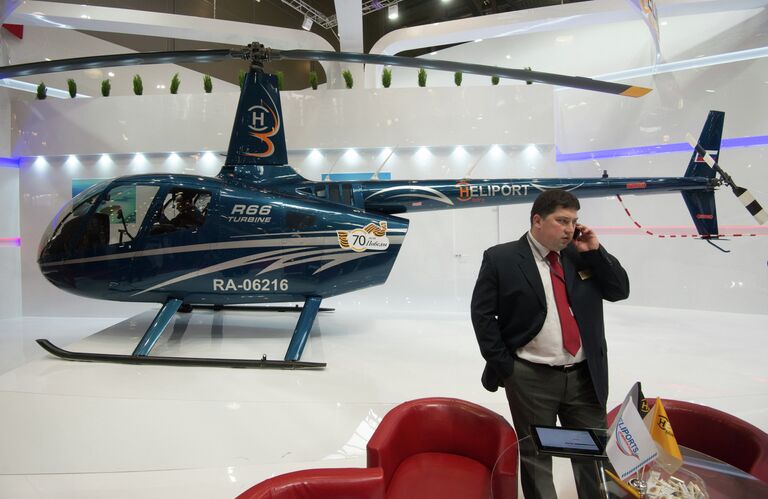 Вертолет Robinson R66 turbine на HeliRussia 2015