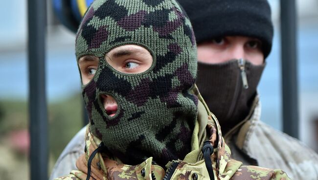 Боец батальона Айдар. Архивное фото