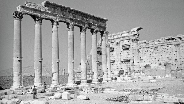 Развалины древнего города Пальмиры