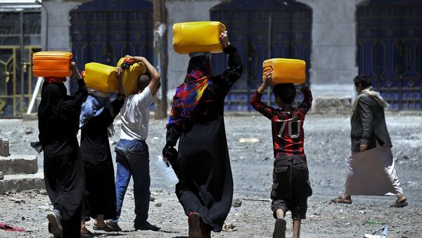 Нехватка питьевой воды в столице Йемена Сане. Архивное фото
