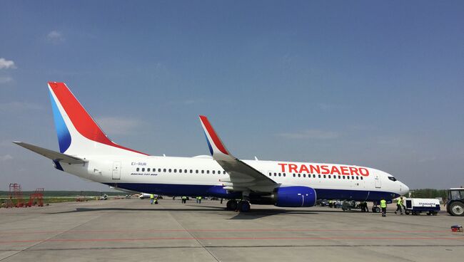 Самолет Boeing авиакомпании Трансаэро. Архивное фото