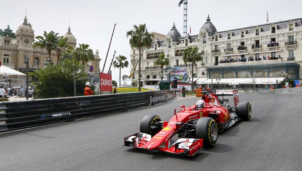 Себастьян Феттель на Гран-при Монако, 23 мая 2015 года