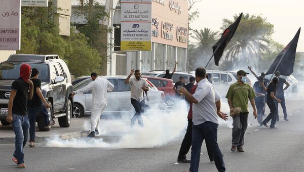 Разгон протестующих в Бахрейне, 23 мая 2015 года