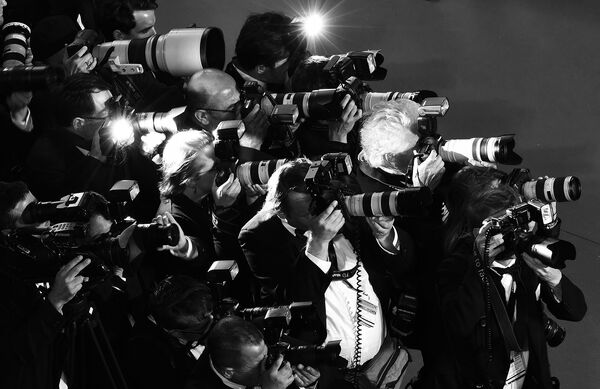 Фотографы во время 68-го Каннского кинофестиваля. Май 2015 год