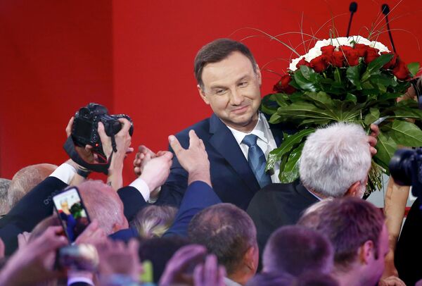 Лидирующий на президентских выборах в Польше Анджей Дуда
