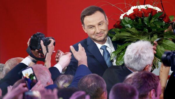 Лидирующий на президентских выборах в Польше Анджей Дуда