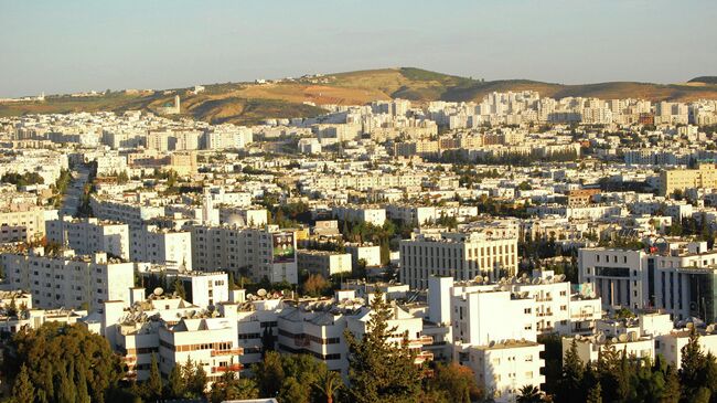 Вид города Тунис
