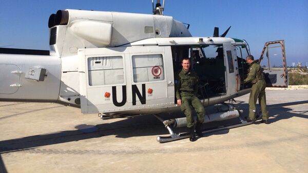 Вертолет наблюдательной миссии ООН. Архивное фото