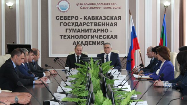 Подписание соглашения о сотрудничестве в подготовке высококвалифицированных кадров в СевКавГГТА