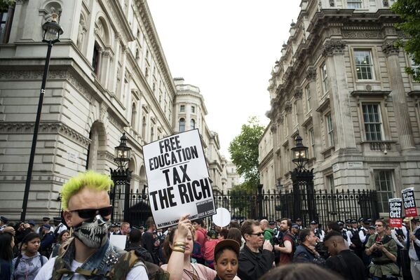 Протестные акции в Лондоне