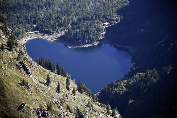Озеро Антрона в северной Италии