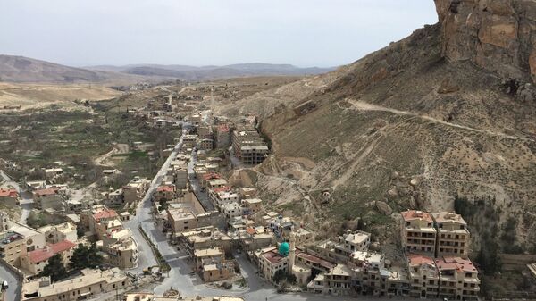 Вид на сирийский город Маалюля