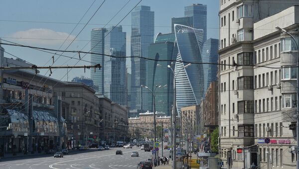 Вид на Деловой центр. Москва. Архивное фото