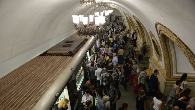 Московское метро. Станция Киевская. Архивное фото