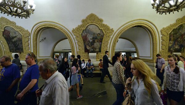 Московское метро. Станция Киевская. Архивное фото