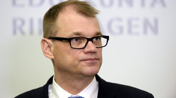 Глава правительства Финляндии Юха Сипиля