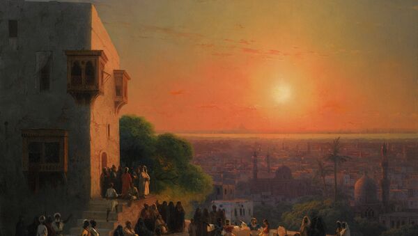 Иван Айвазовский. Вечер в Каире. 1870-е