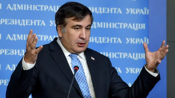 Губернатор Одесской области Михаил Саакашвили. Архивное фото.