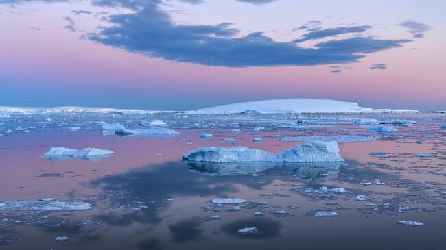 Море Уэдделла у берегов Антарктиды. Архивное фото