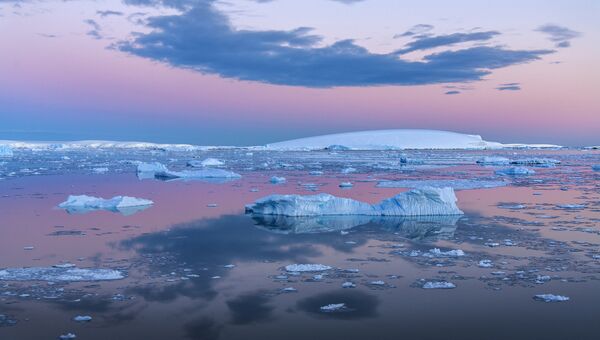 Море Уэдделла у берегов Антарктиды. Архивное фото