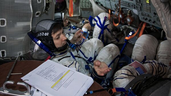 Тренировки основного экипажа 44/45-й экспедиции на МКС
