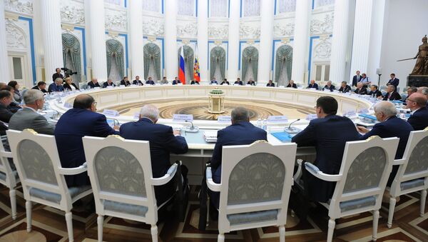 Заседание Совета при президенте РФ по развитию физической культуры и спорта
