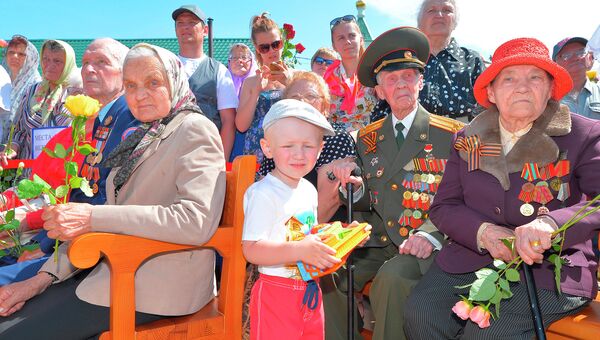 Открытие мемориального комплекса в Шарапово