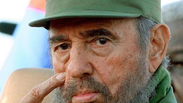 Бывший президент Кубы Фидель Кастро. Архивное фото