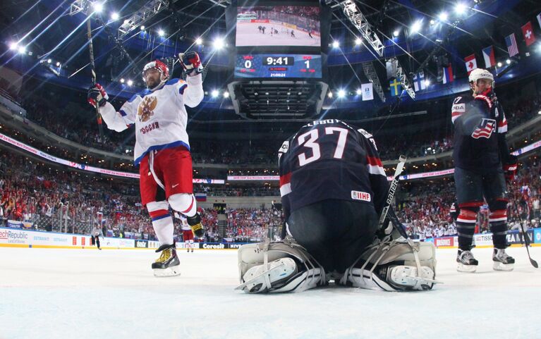 Хоккей. Чемпионат мира - 2015. Матч США - Россия