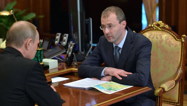 Президент РФ В.Путин встретился с губернатором Чукотского автономного округа Р.Копиным