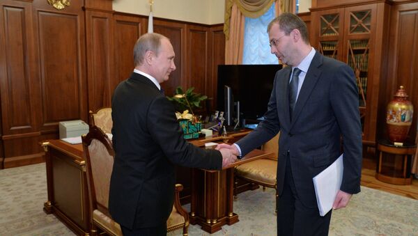 Президент РФ В.Путин встретился с губернатором Чукотского автономного округа Р.Копиным