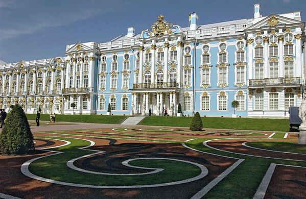 Екатерининский дворец в Царском селе под Санкт-Петербургом