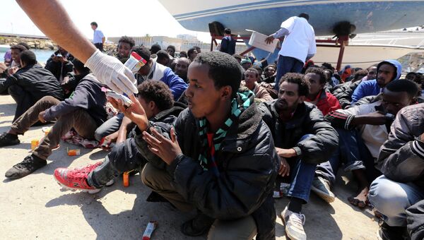Мигранты из Ливии, 6 июня 2015