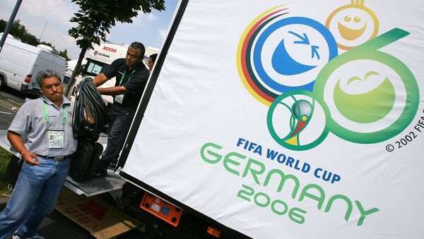 Символика чемпионата мира по футболу 2006 года в Германии. Архивное фото
