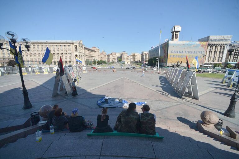 Палаточный лагерь в центре Киева