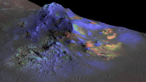 Кратер Алга на Марсе
