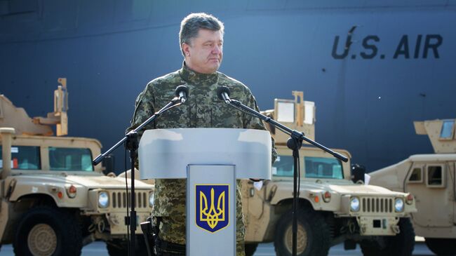 Президент Украины Петр Порошенко, архивное фото