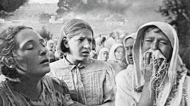 23 июня 1941 года в Киеве. Район Грушки