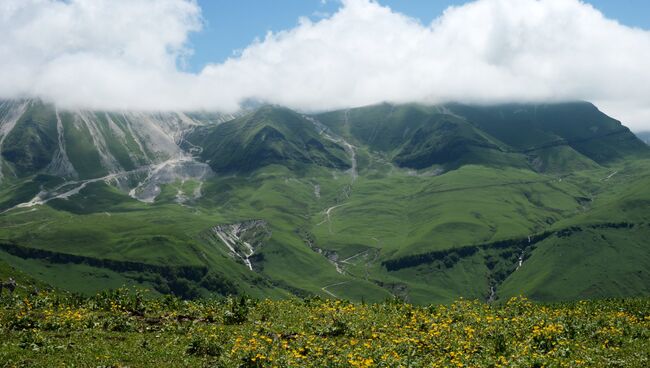 Горные районы Чеченской Республики. Архивное фото.