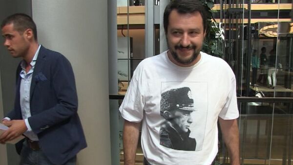 Мой ответ еврокретинам – итальянский политик о надетой им футболке с Путиным