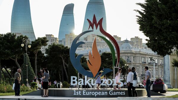 Эмблема Европейских игр в Баку. Архивное фото