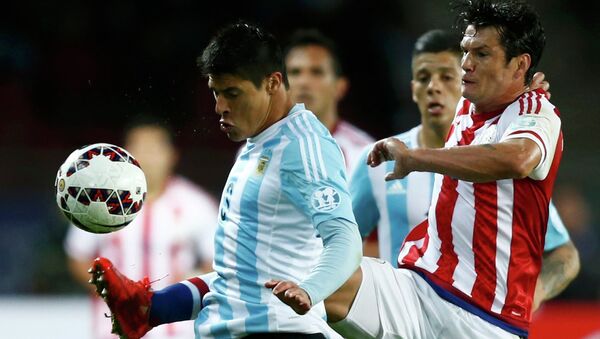 Матч Аргентина - Парагвай в Кубке Америки, 13 июня 2015