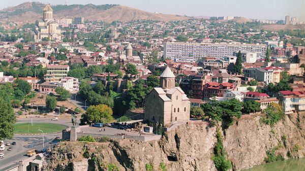 Панорама Тбилиси. Грузия. Архивное фото