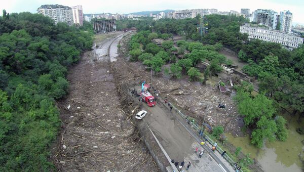 Последствия наводнения в Тбилиси, 14 июня 2015