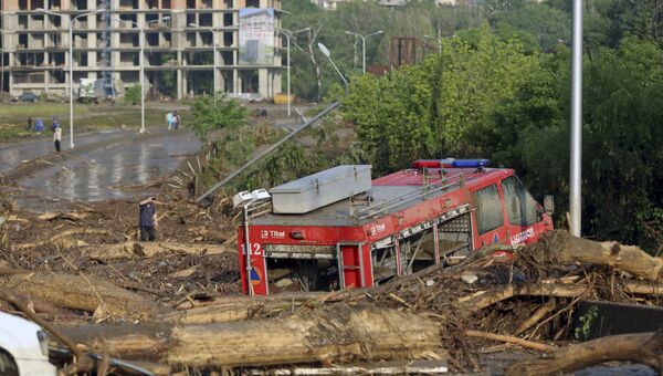 Последствия наводнения в Тбилиси, 14 июня 2015