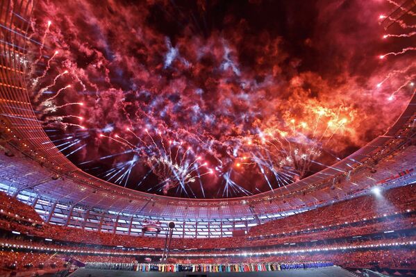 Церемония открытия I Европейских игр в Баку