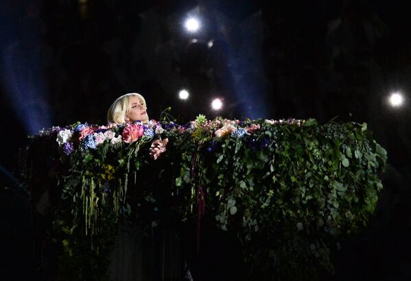 Певица Леди Гага на церемонии открытия I Европейских игр в Баку