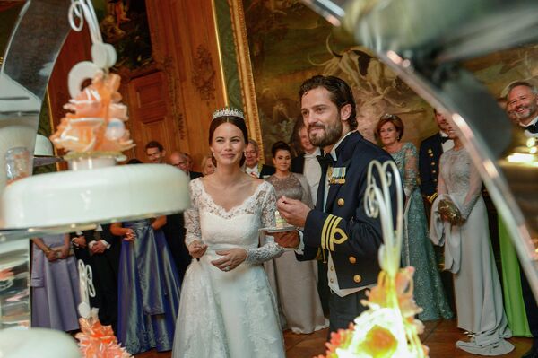Свадебная церемония принца Карла Филиппа и модели Софии Хеллквист в Стокгольме. Июнь 2015